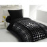 Фото #1 товара Steevy Mikrofaser -Duvet -Set - 1 Duvet Cover 140x200 cm + 1 Kissenbezug 63x63 cm - Schwarz - Home -Leinen Passion