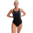 Плавки женские SPEEDO Placement Muscleback Black / True Cobalt / Curious Blue, 34 - фото #1