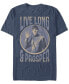 Star Trek Men's The Original Series Spock Being Prosper Short Sleeve T-Shirt Синий, S - фото #1