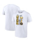 Фото #1 товара Men's White Denver Nuggets 2023 NBA Finals Champions Hometown Originals Review T-shirt