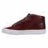 Фото #5 товара London Fog Lfm Dorance Mid Mens Burgundy Sneakers Casual Shoes CL30370M-R