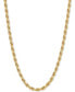 Giani Bernini rope Link 18" Chain Necklace in 18k Gold-Plated Sterling Silver
