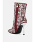 Фото #2 товара precious mirror embellished high ankle boots