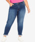 Plus Size Stretch Girlfriend Tall Length Jean