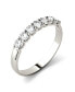 ფოტო #2 პროდუქტის Moissanite Anniversary Band 3/8 ct. t.w. Diamond Equivalent in 14k White Gold