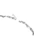 Фото #3 товара Swarovski silver-Tone Crystal Flower Collar Necklace, 14-1/8" + 1" extender