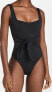 Фото #2 товара L*Space Women's Balboa Classic One Piece Swimsuit Black Size XL