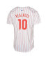 ფოტო #3 პროდუქტის Big Boy's and Girl's J.T. Realmuto White Philadelphia Phillies Home Limited Jersey