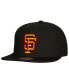 ფოტო #2 პროდუქტის Men's Black San Francisco Giants Cooperstown Collection True Classics Snapback Hat