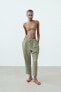 FLOWING CROPPED TROUSERS