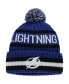 Men's Blue Tampa Bay Lightning Bering Cuffed Knit Hat with Pom