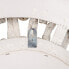 Фото #2 товара Настенное зеркало древесина тика Белый 80 x 8 x 80 cm