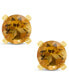 ფოტო #8 პროდუქტის Gemstone Stud Earrings in 14K Yellow Gold