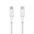 Фото #1 товара Belkin USB-C to Braided PVC 2m Twin Pack - Cable - Digital
