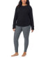 ფოტო #3 პროდუქტის Plus Size Long-Sleeve Crewneck Thermal Top