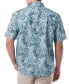 Men's Short-Sleeve Marlin Floral Fishing Shirt