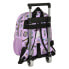 Школьный рюкзак с колесиками Monster High Best boos Лиловый 28 x 34 x 10 cm