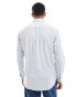 Tommy Hilfiger regular fit shirt in white and light blue stripe