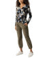 ფოტო #3 პროდუქტის Women's Printed Long-Sleeve T-Shirt