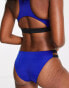 Фото #3 товара Dorina waverly classic strappy reversible bikini brief in black and cobalt blue