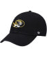 Men's '47 Black Missouri Tigers Clean Up Logo Adjustable Hat