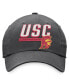 Men's Charcoal USC Trojans Slice Adjustable Hat