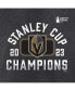 Фото #3 товара Men's Heather Charcoal Vegas Golden Knights 2023 Stanley Cup Champions Schedule T-shirt