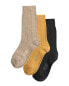 Фото #1 товара Stems Box Of 3 Lux Cashmere & Wool-Blend Sock Women's Os