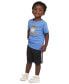 ფოტო #3 პროდუქტის Toddler Boys Logo Graphic T-Shirt & Shorts, 2 Piece Set
