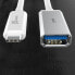 j5create JUCX05 USB-C® 3.1 to USB™ Type-A Adapter - White and Silver - 0.1 m - USB C - USB A - USB 3.2 Gen 2 (3.1 Gen 2) - 5000 Mbit/s - Silver - White