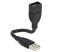 Delock 15cm USB 2.0 - 0.15 m - USB A - USB A - USB 2.0 - Male/Female - Black