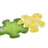 Фото #2 товара Коврик для ванной Зелено-Желтый Детский Черепаха PVC DKD Home Decor 11,5 x 1 x 10 см (2 штуки)