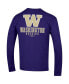 Фото #4 товара Men's Purple Washington Huskies Team Stack Long Sleeve T-shirt