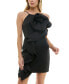 ფოტო #1 პროდუქტის Juniors' Rosette Ruffled Bodycon Dress