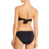 Фото #2 товара Tommy Bahama 298938 Women Pearl Twist Bandeau Bikini Top Black Size M