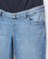 ფოტო #5 პროდუქტის Women's Maternity Straight Jeans