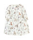 ფოტო #3 პროდუქტის Baby Girls Cotton Long-Sleeve Dresses 2pk, Enchanted Forest