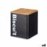 Фото #1 товара Коробка для печенья и булочек Чёрный Металл 13,7 x 16,5 x 14 cm (6 штук)