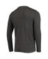 ფოტო #4 პროდუქტის Men's Green and Heathered Charcoal NDSU Bison Meter Long Sleeve T-shirt and Pants Sleep Set