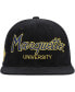 Фото #2 товара Big Boys Black Marquette Golden Eagles Corduroy Script Snapback Hat