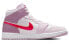 Фото #3 товара Jordan Air Jordan 1 Mid "Valentine's Day" 中帮 复古篮球鞋 女款 粉紫色 / Кроссовки Jordan Air Jordan DR0174-500