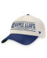 ფოტო #1 პროდუქტის Men's Khaki and Blue Toronto Maple Leafs True Classic Retro Trucker Snapback Hat