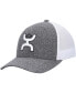 ფოტო #1 პროდუქტის Men's Heather Charcoal, White Cayman Flex Hat