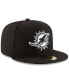 Фото #4 товара Men's Miami Dolphins B-Dub 59FIFTY Fitted Cap