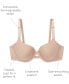 Бюстгальтер для женщин Warner's No Side Effects® Lightly Lined T-Shirt Bra 1356 Toasted Almond (Nude 4), 34D - фото #3