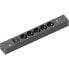 Bachmann 420.0021 - 2 m - 5 AC outlet(s) - Indoor - Type F - Black - Plastic