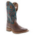 Фото #4 товара Double H Elliot Square Toe Roper 12" Mens Brown Wide Cowboy Western Boots