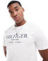 Фото #1 товара Tommy Hilfiger large logo t-shirt in white