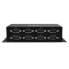 StarTech.com 8 Port USB to DB9 RS232 Serial Adapter Hub – Industrial DIN Rail and Wall Mountable - USB 2.0 Type-B - Serial - Black - Steel - Activity - 5 V