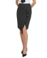 Фото #3 товара Women's Ruffled Asymmetrical Pencil Skirt